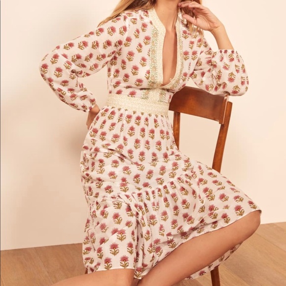 Reformation Delilah Dress size 4 - Picture 2 of 7